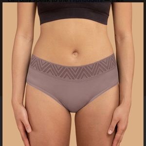 NWT THINX Dusk Period Panties Underwear Hiphugger SUPER Absorbency